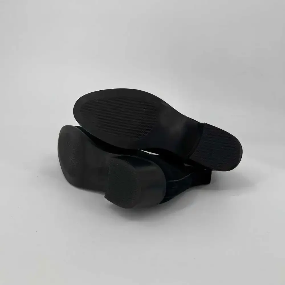 Steve Madden Black Suede Ankle Booties | Women’s Size 9